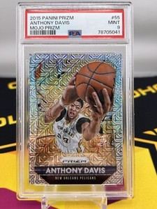 ✨2015 Panini Prizm Anthony Davis Mojo Prizm 12/25 PSA 9✨