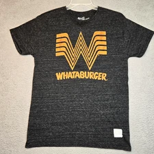 Whataburger Short Sleeve T Shirt by Retro Brand - Men's Adult Medium - Dark Gray