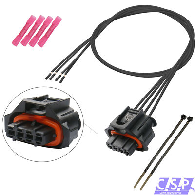 Stecker 4-polig Luftmassenmesser Lambdasonde Drucksensor passt zu Opel Fiat FORD