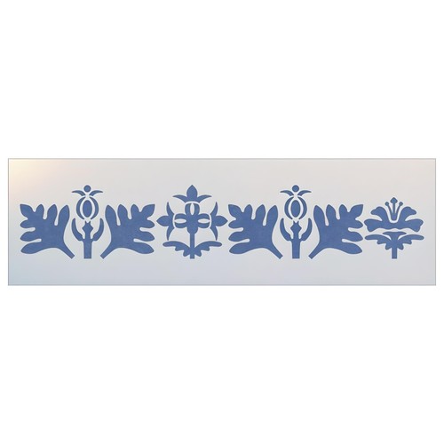 HAWAIIAN BORDER STENCIL- Hawaii QUILT Plastic Template - The Artful Stencil - Picture 2 of 6