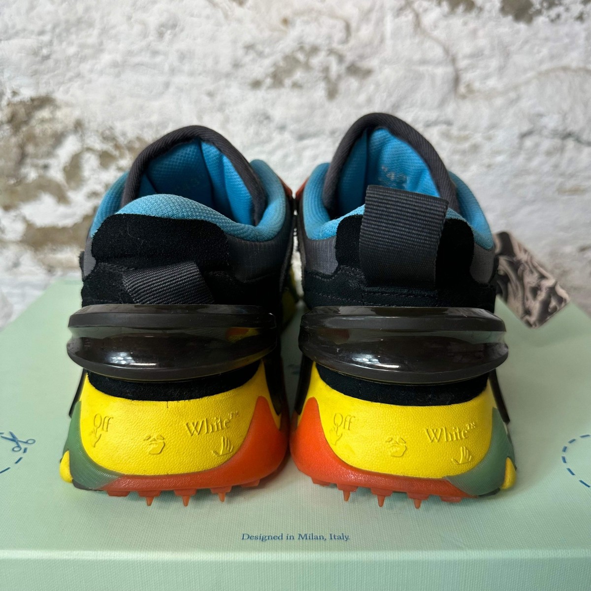 Off White ODSY 2000 Black Yellow Orange Men display picture 1