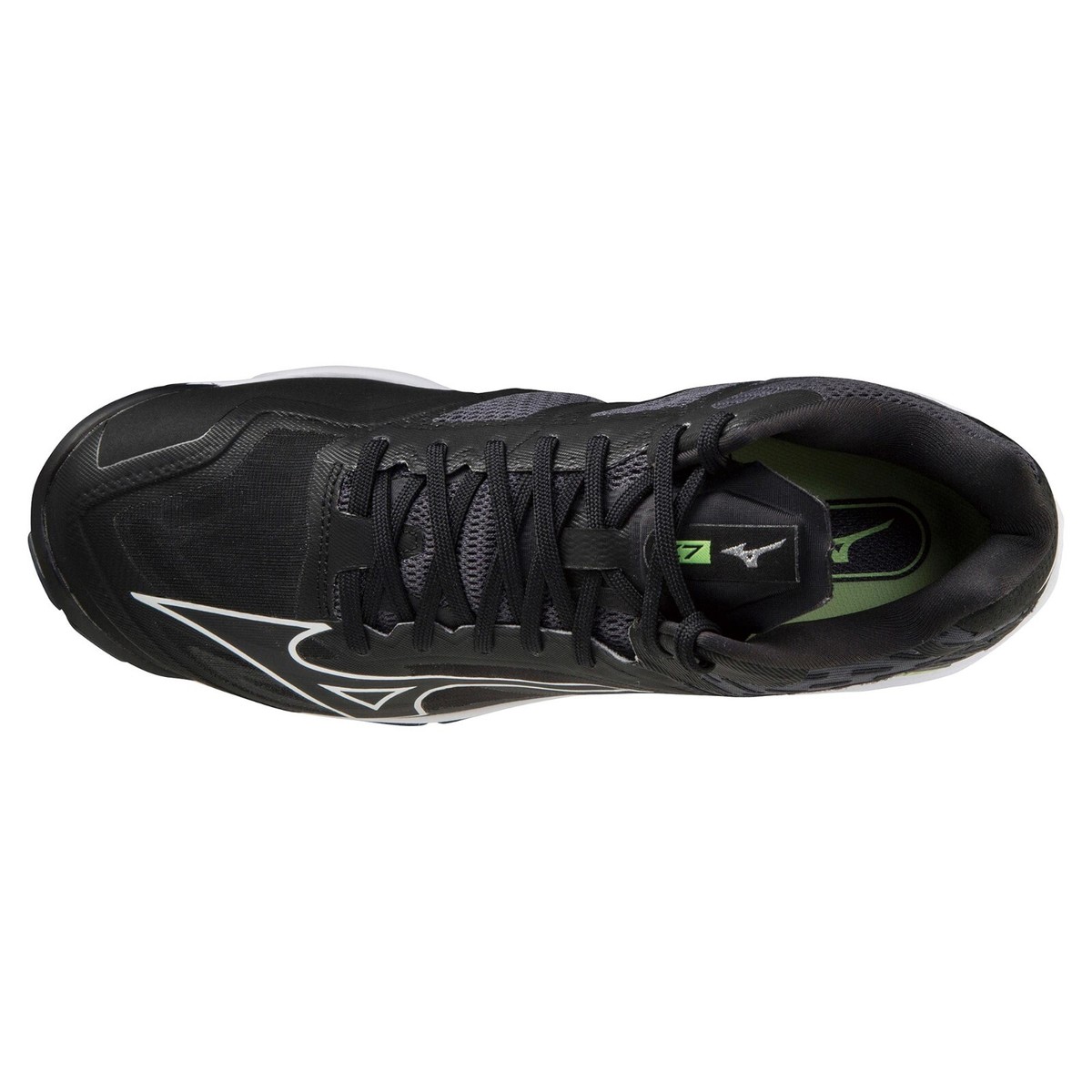 Mizuno Wave Lightning Z7 MID Volleyball Shoes Black White
