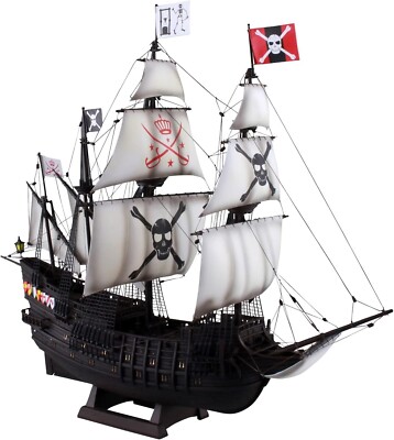 Aoshima 1/100 Large Sailing Ship No.12 Pirate Ship Plastic Model