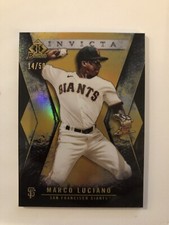 Marco Luciano - 2021 Bowman Draft  - Invicta Giants Gold Refractor /50