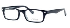 Calabria Enhance 3928 Kids Rectangular Reading Glasses 1.75 Black Crystal Girls