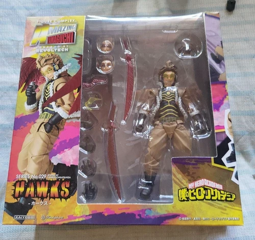 Hawks Amazing Yamaguchi No.029 My Hero Academia Revoltech Action Figure Japan
