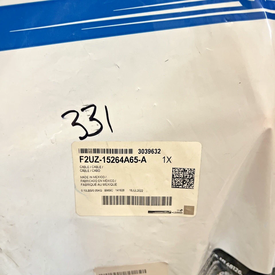 Genuine OEM Ford E-150 E-250 Rear Door Tailgate Cable 1992-2007 F2UZ15264A65A - Image 3 of 3