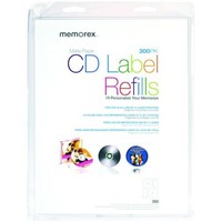 Memorex White Cd Labels Matte Finish. 300 Count (32020403) Memorex White Cd Labels Matte Finish. 300 Count (32020403)