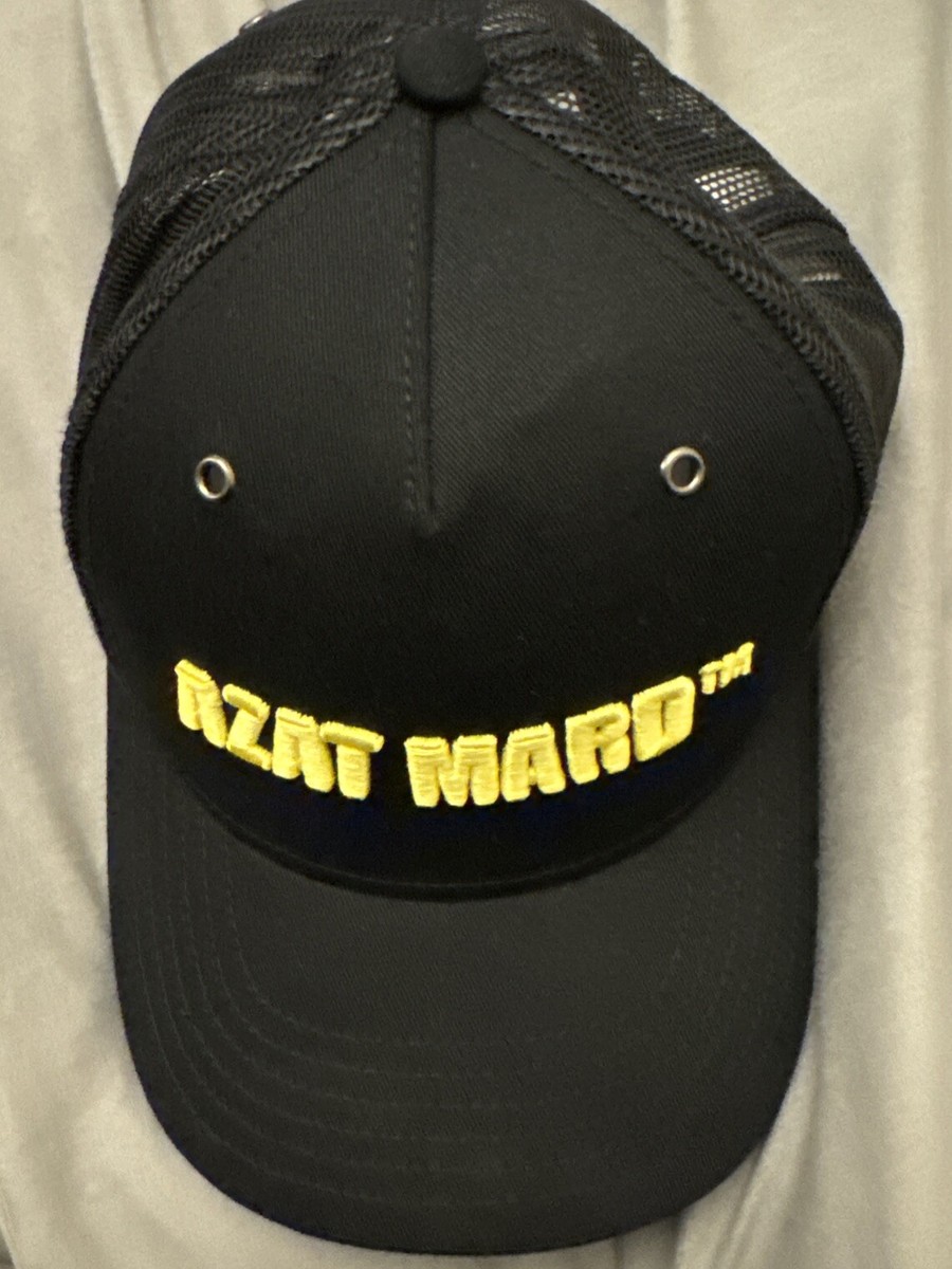 Azat Mard Black Baseball Truckers Cap UK
