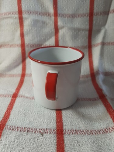 Antique Children's Enamelware Cup And Plate Sweden Toy Mug And Plate - Picture 6 of 12