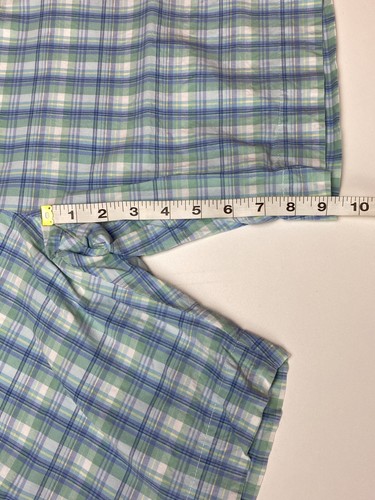 Shorts Size 10 Golf Wear Kate Lord Plaid Blue Women’s Bermuda 9" Inseam - Picture 10 of 10