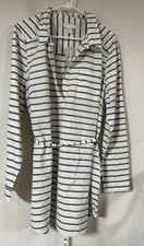 Forever 21 Plus Sizes Women's Shirt Striped Dress Size 2X Belt Long Sleeve, NWT