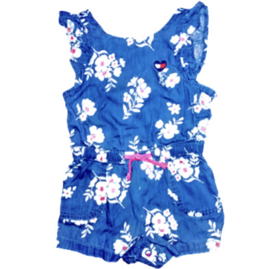 Tommy Hilfiger Girls Floral Romper
