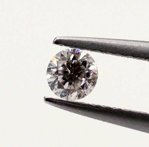 0.09 Ct Natural Loose Diamond Light Pink Color 2.8 mm Round Cut Australia Mined - Picture 3 of 15