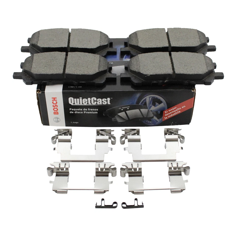 Комплект передних дисковых тормозных колодок Bosch для Lexus RX330 RX400h Toyota Highlander Hybrid - Изображение 3 из 4