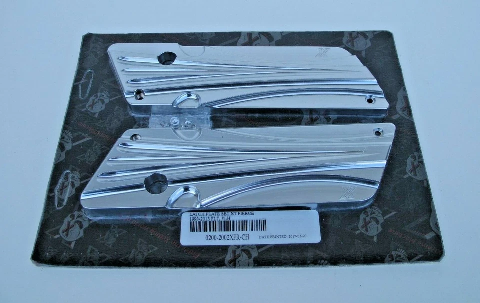 XTREME MACHINE "FIEROZ" CROMO 93-13 ALFORJA TOURING CUBIERTA PLACA PESTILLO HARLEY Foto 2 de 4