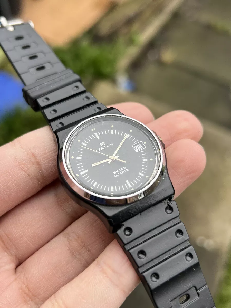 RARE M Watch by Mondaine M 7606.551 Military Swiss Made Men s Watch