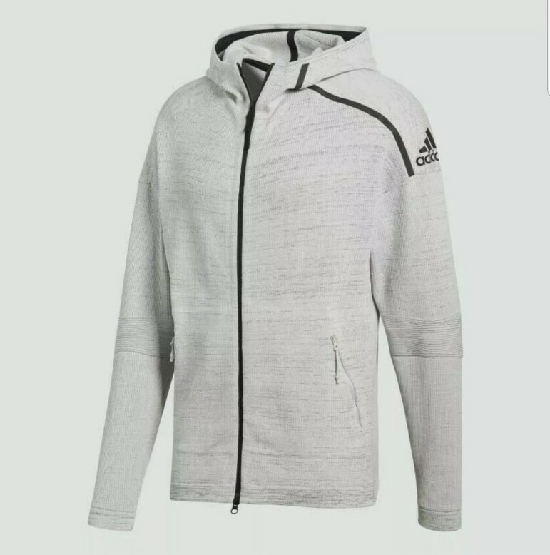 Adidas Z.N.E Prime HD Men's Full Zip Track Jacket Light Grey Adidas Z.N.E Prime HD Men's Full Zip Track Jacket Light Grey