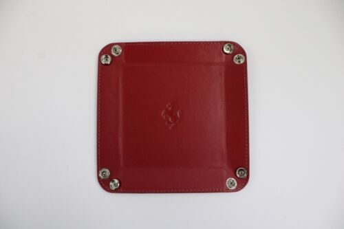 Ferrari Schedoni 1990 bandeja de cuero adorno de escritorio ordenado 348 355 550 599 - Imagen 3 de 13