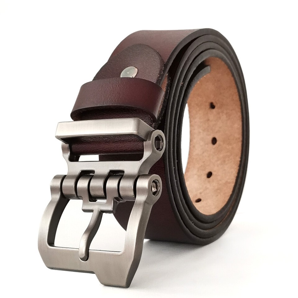 Luxury Designer Belts for Jeans Genuine Leather Mens Belt Big Tall Size