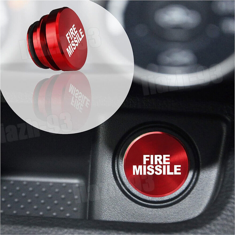 Buy Red Fire Missile Aluminum Car Cigarette Lighter Plug Replacement