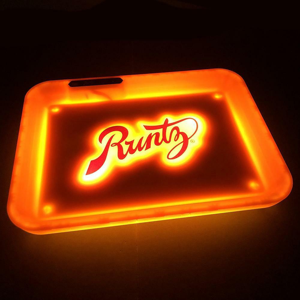 New Glow Tray Glowtray x Orange Runtz LED Rolling Tray Authentic eBay