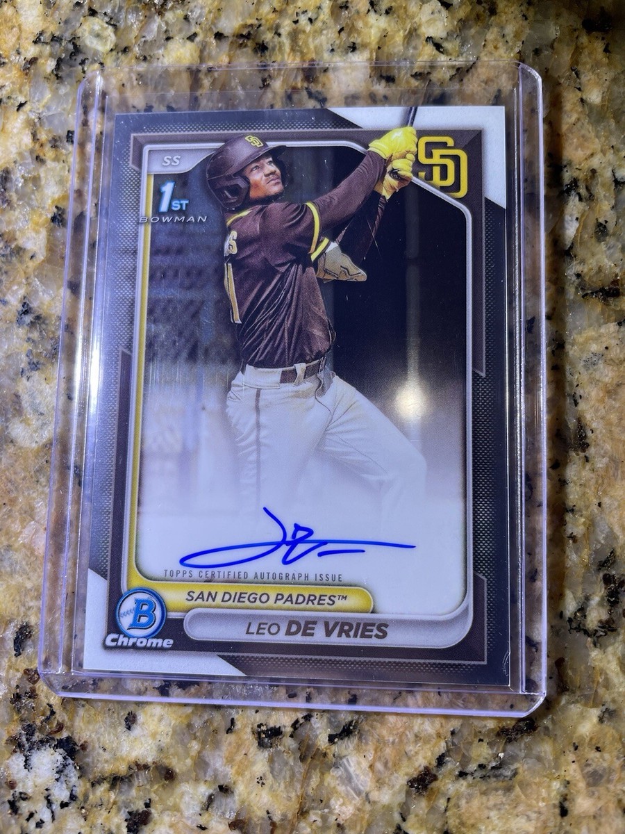 99 LEO DE VRIES ホセラミレス サイン TOPPS BOWMAN