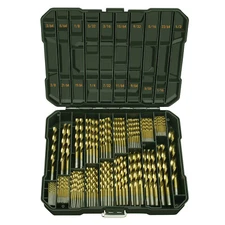 HSS Drill Bit Set Titanium Coated 230Pcs/99Pcs Round Shank Drill Metal Steel