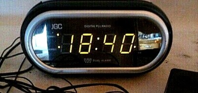 JGC Digital PLL Radiowecker Dual Alarm JGC-UR-064