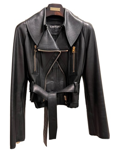 Tom Ford Women Leather Jacket, Size 42(M), Great condition | eBay