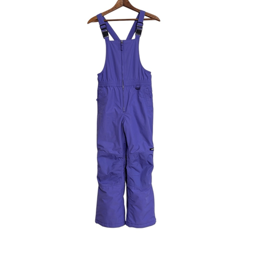 Lands End Squall Waterproof Insulated Snow Bibs Purple Size 10