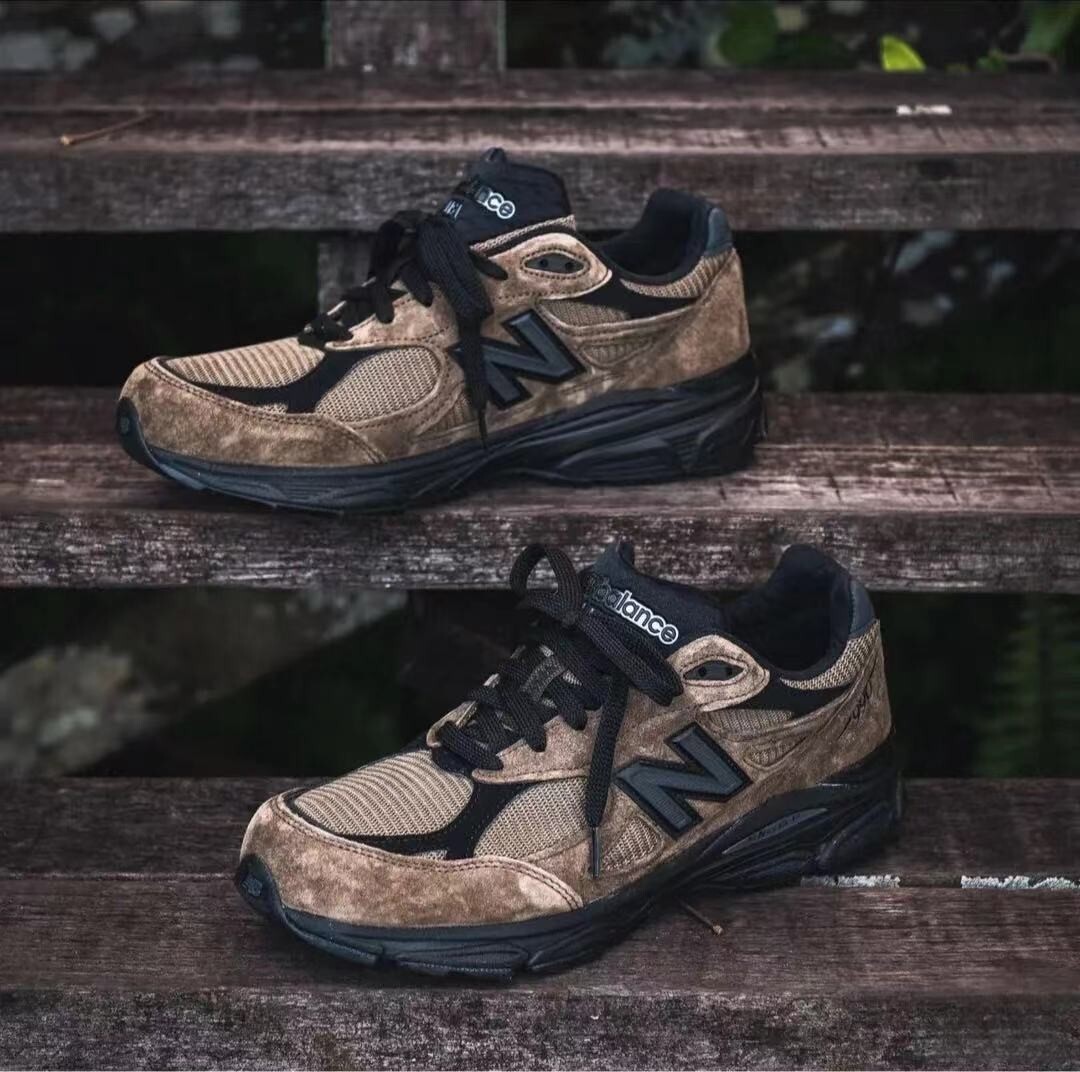 Size 10 - New Balance 990v3 Made in USA x JJJJound Brown