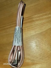 USB TO USB- C Sync Charging Fabric Cable 3 ft - Pink
