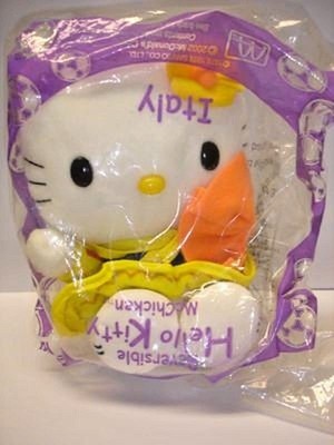 hello kitty chicken reversible plush