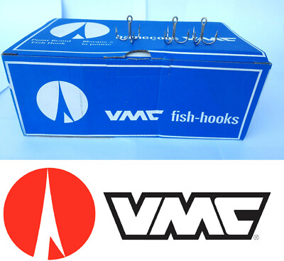 500 X VMC Haken Drillinge Größe 2 Box 500 Stücke Spinnfischen Code 7651 NI Neue EUR 37,45 - DE