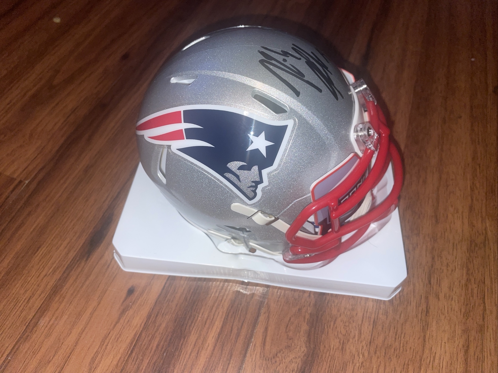 Rob Gronkowski Autographed Signed New England Patriots Mini Helmet W/visor Jsa Auto 