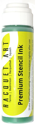 Racquet Art Premium Stencil Ink - Solvent Based - Green