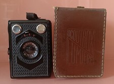 Ancien Appareil Photo SCOUTBOX LUMIÈRE format 6x9 avec son sac (Fonctionne)
