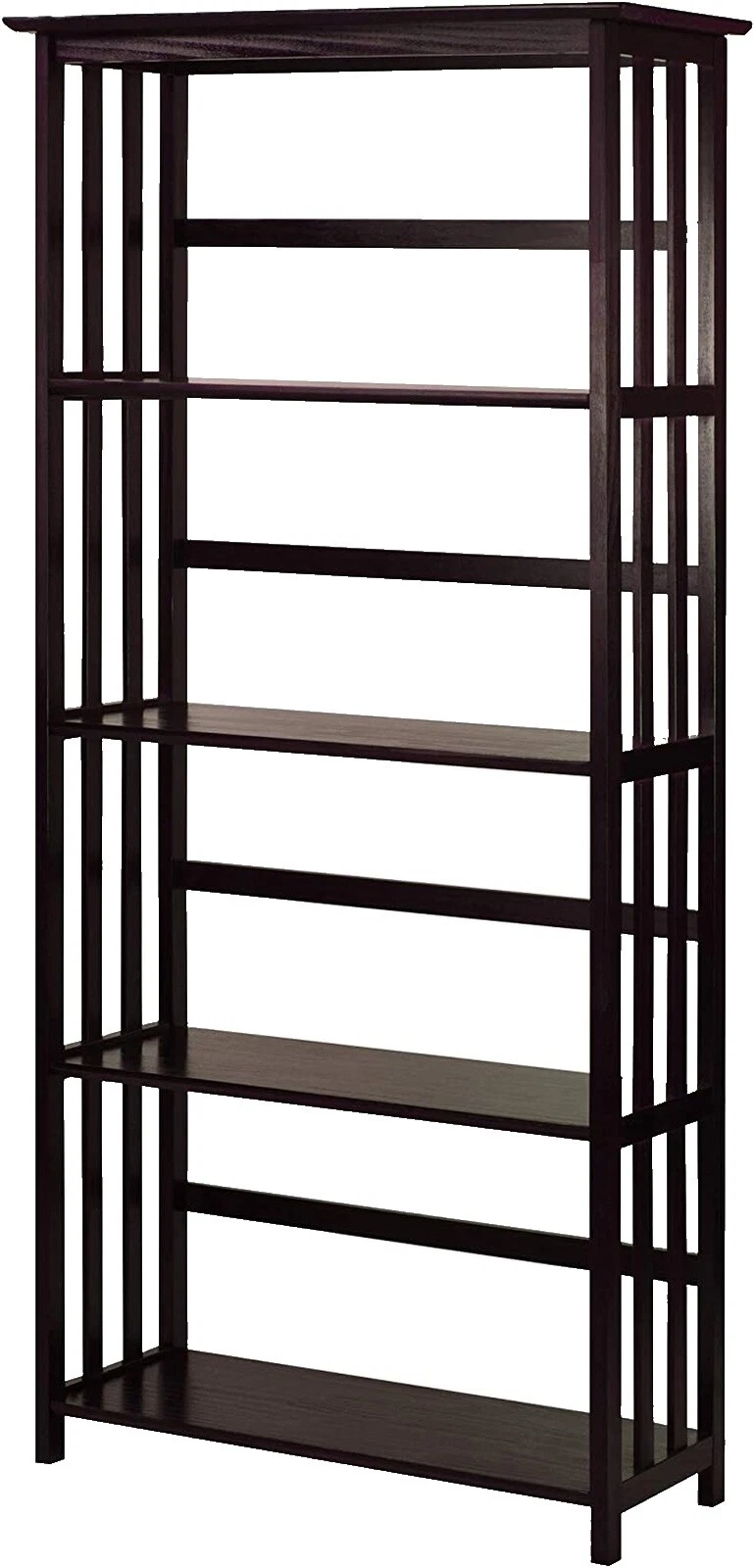 Solid Wood Brown Bookcases & Shelving