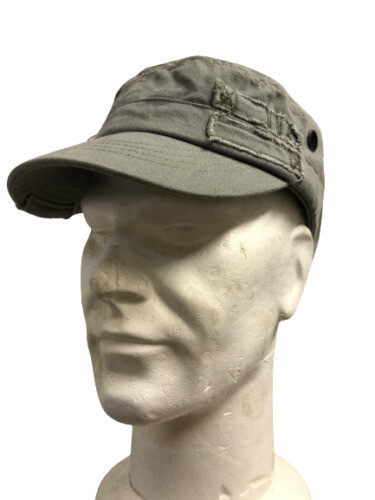 Cappello Da Banchiere/Croupier Verde Con Visiera In Plastica - Costume Uomo Las Vegas