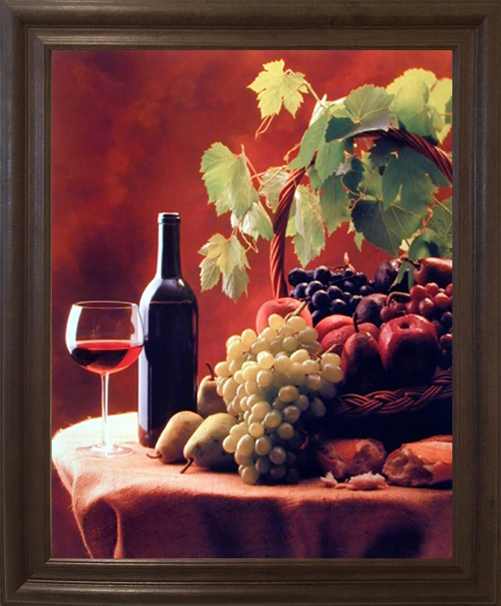 Winegrapes Wine Kitchen Wall Decoration