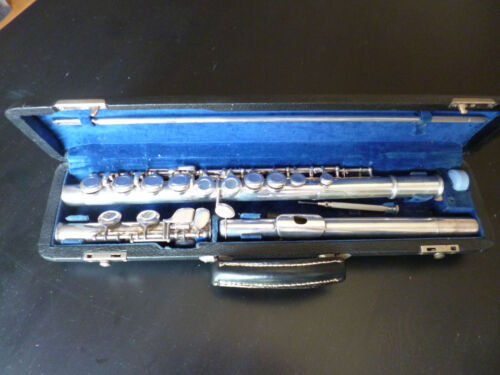 CONRAD MOLLENHAUER flauta transversal con maletín para flautas accesorios usados - Imagen 1 de 5