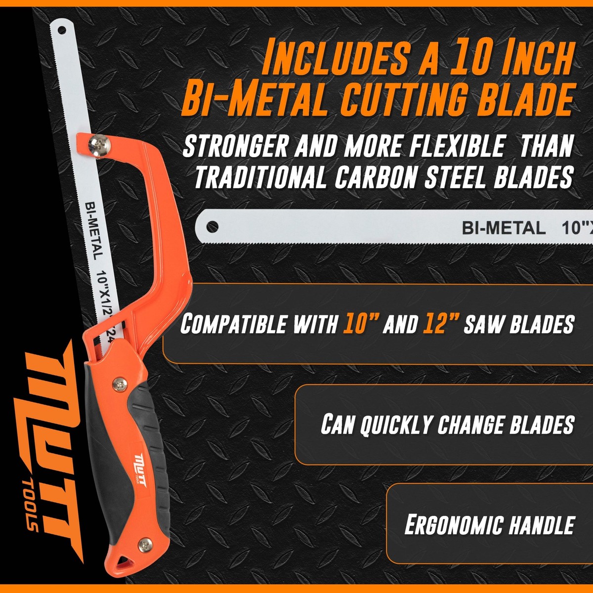 KATA Hacksaw Frame Set, 12 Hacksaw Frame, 10'' Mini Hacksaw and Drywall Saw/Jab Saw, Including KATA Hacksaw Frame Set, 12 Hacksaw Frame, 10'' Mini Hacksaw and Drywall Saw/Jab Saw, Including
