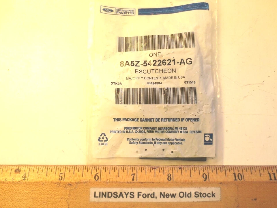 FORD 2015/2019 EXPLORER & TAURUS TAPA "ESCUTCHEON", BISEL DE MANGO, 8A5Z-5422621-AG Foto 2 de 3