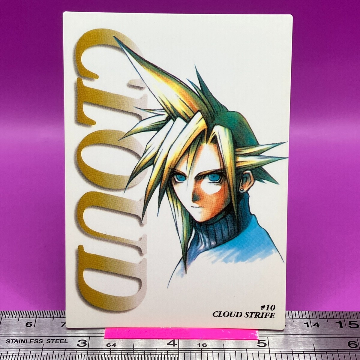 Cloud Strife #10 Final Fantasy 7 FFVII Carddass Masters TCG 1997