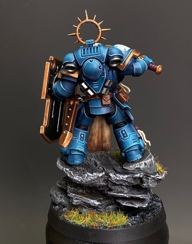 Warhammer 40K Bladeguard Veterans Ultramarines Presale Painted Gallery GW Army - Picture 6 of 11