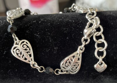 Romantic Brighton Bracelet With Black Stones