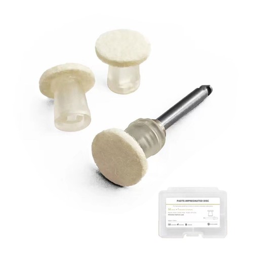 Dental Composite Polishing Paste Impregnated Disc Kit Finishing Discs w Mandrel - Picture 22 of 24