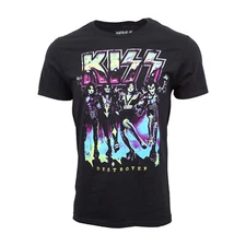KISS  DESTROYER T SHIRT OFFICIAL ITEM BLACK