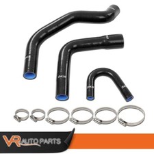 Fits Jeep 72-81 Amc Cj5 Cj6 J10 J20 Wagoneer 304 360 V8 Radiator Hose Kit Blk